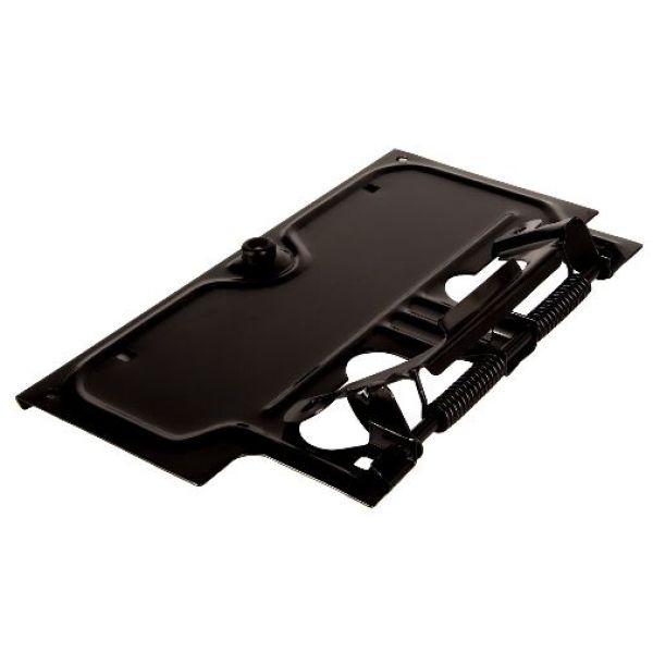 Kennzeichenhalter Jeep Wrangler YJ 87-95 Rugged Ridge 11233.01 License Plate Bracket, Black; 87-95 Jeep Wrangler YJ