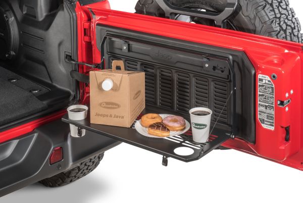 Klapptisch Tisch für Heckklappe schwarz Jeep Wrangler JL 18- Mopar 82215416AB Tailgate Table for 2018 Jeep Wrangler JL