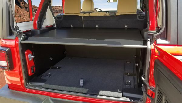 Kofferraumabdeckung Jeep Wrangler JL 18- 4-Türer Tuffy 345-01 Security Deck Enclosure for 18- Jeep Wrangler JL 4-Door Unlimited