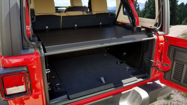 Kofferraumabdeckung Jeep Wrangler JL 18- 4-Türer Tuffy 345-01 Security Deck Enclosure for 18- Jeep Wrangler JL 4-Door Unlimited