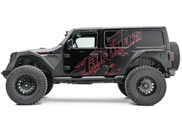 Kotflügel hinten Stahl schwarz Jeep Wrangler JL 18- Fab Fours JL1001-1 Rear Replacement Fenders for 18- Jeep Wrangler JL