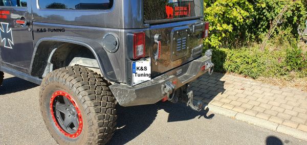 Kotflügelverbreiterung Jeep Wrangler JK 2007-  2-Türer - Set - 24cm Buswacker Fender Flat BW-10919.07