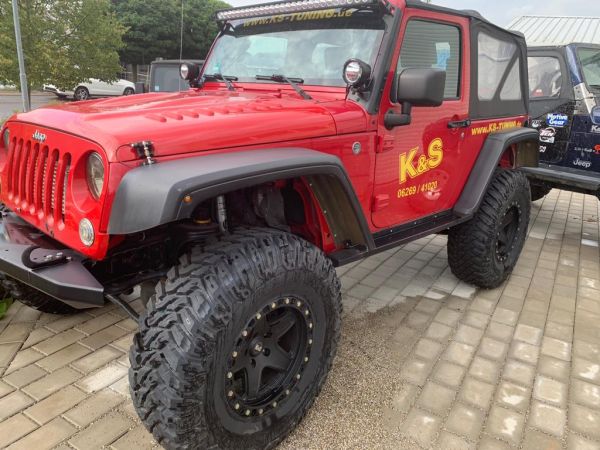 Kotflügelverbreiterung Jeep Wrangler JK 4 Türer JK-MAX +20mm FLARES 2007-