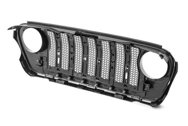 Kühlergrill Frontmaske Schwarz Satin Jeep Wrangler JL 18- Mopar 82215114 Satin Black Grille for 18- Wrangler JL