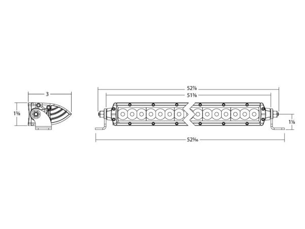 LED Rigid Arbeitsscheinwerfer 50