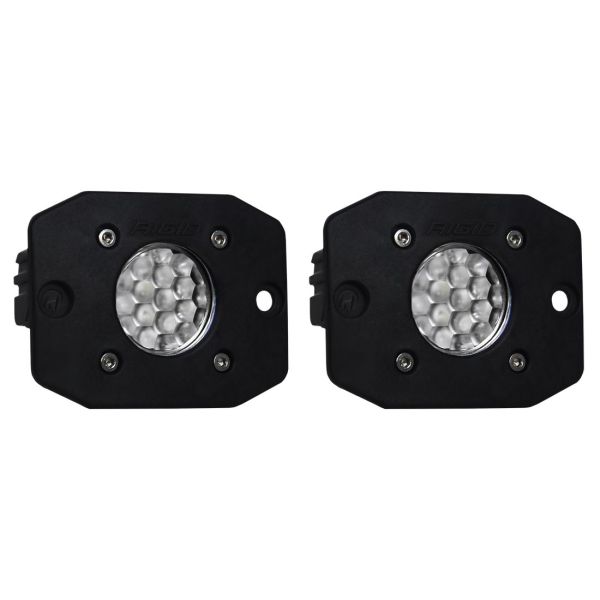 LED Rigid Scheinwerfer Versenkbar 1000 Lumen Flood Diffused Backup Kit Flush Mount Ignite RIGID 20641