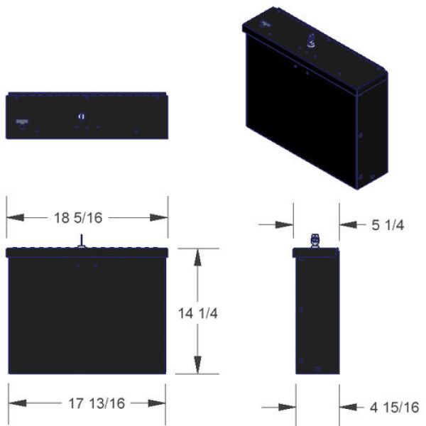 Laptop Transportbox abschließbar Tuffy 182-01 Security Products Laptop Security Lock Box