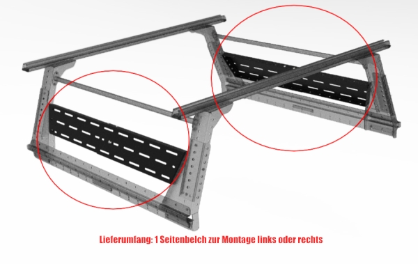 MULI-RACK SEITENBLECH DOUBLECAB LINKS UND RECHTS 1 STK. 55-02-0030