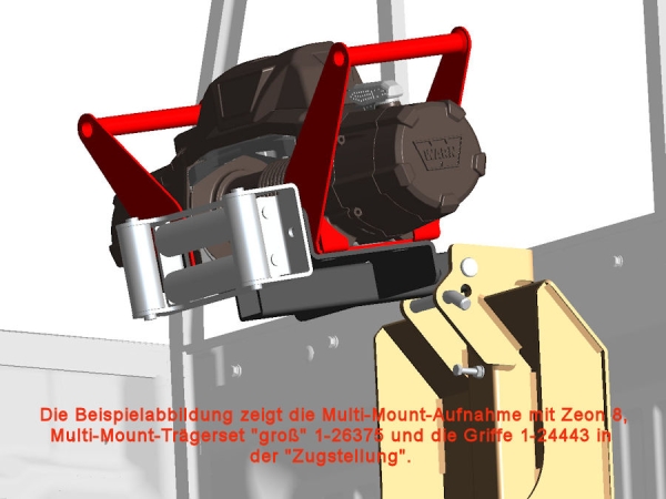 Multi-Mount-Aufnahme Set für Ladefläche 1-390460