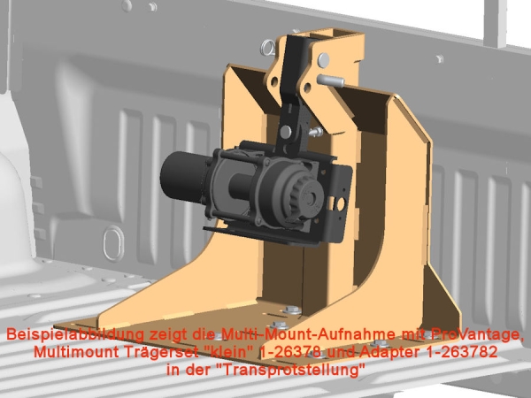 Multi-Mount-Aufnahme Set für Ladefläche 1-390460