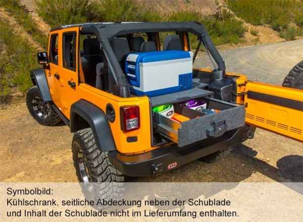 Outback modular Schublade mit Auszug 845x790x80 (außen in mm) grau Jeep Wrangler JL 18- ARB 37-RDRF790