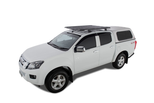 Pioneer Plattform 1528 x 1236mm, Isuzu Dmax DOKA incl. Schienen u. Fußkit Rhino Rack 50-10JA0047