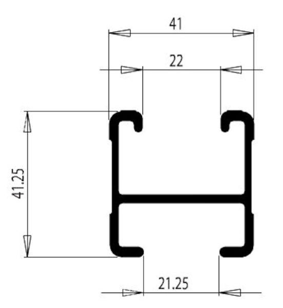 Querträger 1375 mm schwarz Heavy Duty Rhino Rack 50-101375B