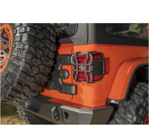 Rugged Ridge 11226.12 Elite Tail Light Guards for Jeep Wrangler JL 18-23