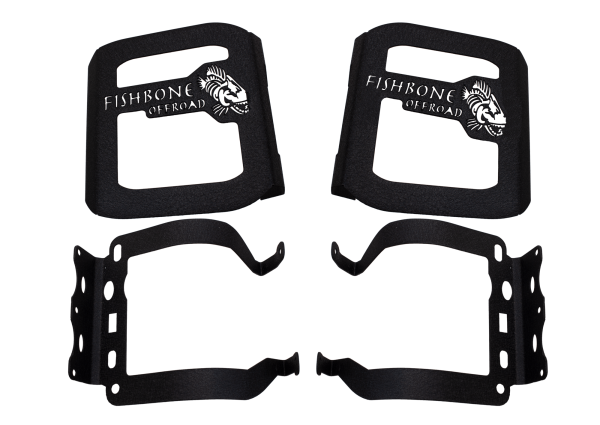 Rückleuchtenschutz Lampenschutzgitter Jeep Wrangler JL 18- Fishbone Offroad FB21119 Tail Light Guards for 18- Jeep Wrangler JL