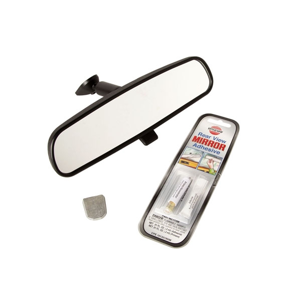 Rückspiegel Innenraum Spiegel Jeep CJ Wrangerl YJ TJ Rugged Ridge 11020.02 Rear View Mirror Kit 76-12 CJs Cherokee & Wr