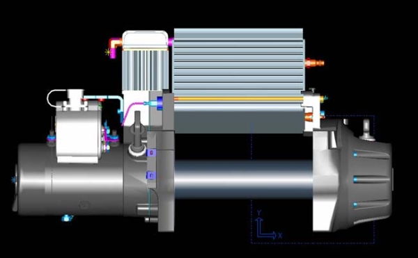 Seilwinde WARN POWERPLANT HD 12V 5.400 KG Zugkraft mit Kompressor WARN 1-71800 HD, 12V 5.400 KG PULLING CAPACITY