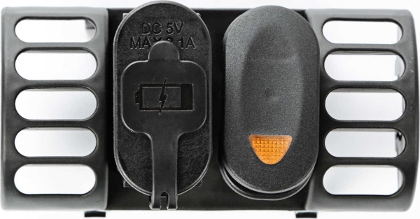 Schalterkonsole Armaturenbrett inkl. 1 Schalter und 1 USB Jeep Wrangler TJ 97-06 Rugged Ridge 17235.81 AC Vent Switch Pod