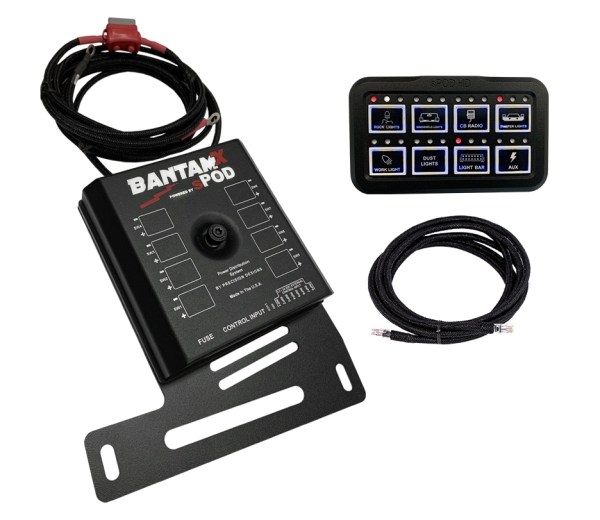 Schalterpanel JK Spod Bantam HD Panel 8-Circuit SP-BX-HD-JK