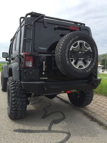 LED Scheinwerfer auf Jeep Wranger JK hinten 