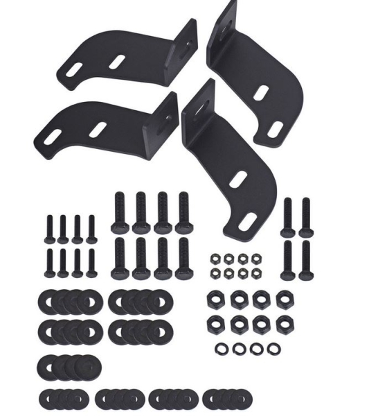 Schwellerrohre Stahl schwarz mit versenktem Tritt Jeep Wrangler JL 18- 2-Türer mit TÜV 28198