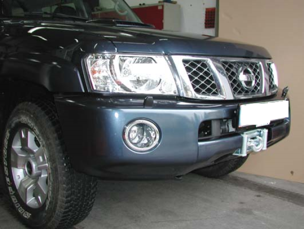 Seilwinden Set Nissan Patrol GR Y61 alle Modelle ab '98-> mit WARN XDC 16-3680-ULTI