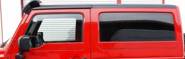 Seitenfenster Abdeckungen EVOLUTION Jeep Wrangler JK 07-17 2-Türer 5058