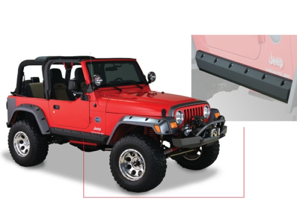 Seitenleisten Set Pocket Style Kunststoff mit strukturierter Oberfläche Jeep Wrangler TJ 96-06