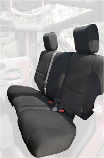 Sitzbezug Schwarz Set Jeep Wrangler JK 07-10 2-Türer Rugged Ridge 13294.01 Seat Cover Kit, Black; 07-10 Jeep Wrangler JK 2dr