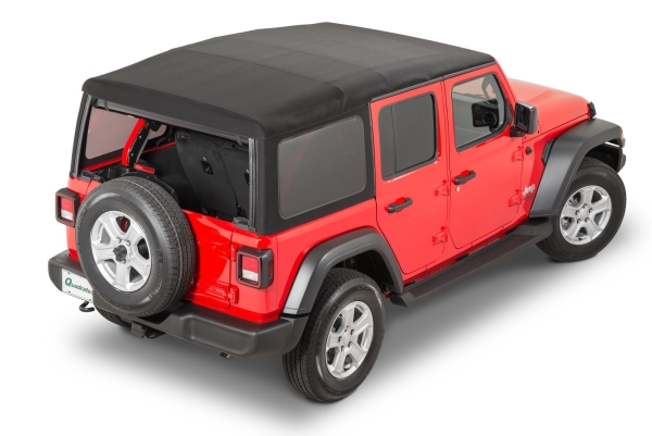 Softtop Kit schwarz mit klaren Fenstern Jeep Wrangler JL 18- 4-Türer Mopar 82215916 Twill Soft Top Kit for 18-19 Jeep Wrangler J