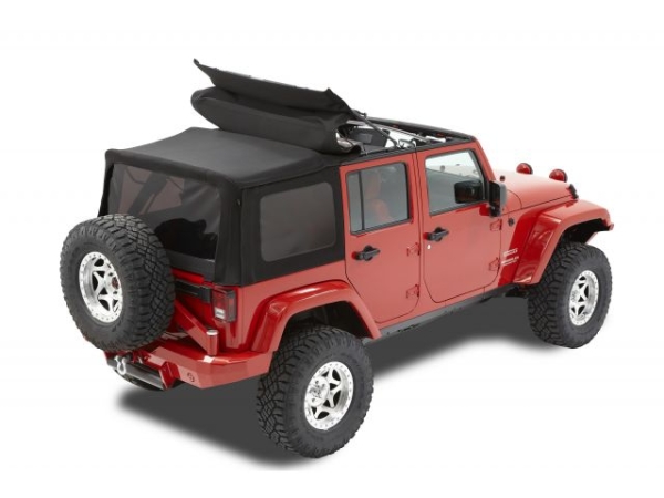 Softtop Supertop NX Black Twill 4-Türer - Wrangler JK Unlimited 07-16