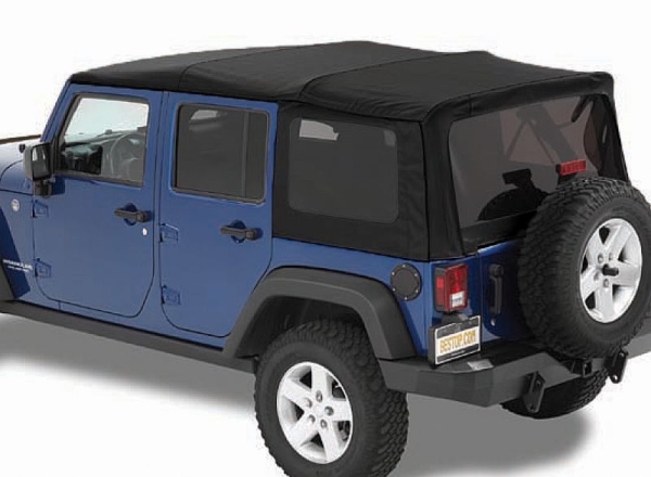 Softtop Supertop NX Black Twill 4-Türer - Wrangler JK Unlimited 07-16