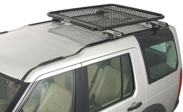 Stahldachträger mit Gitter 1340 x 1100 mm, schwarz pulverbeschichtet Rhino Rack 50-12RPBM