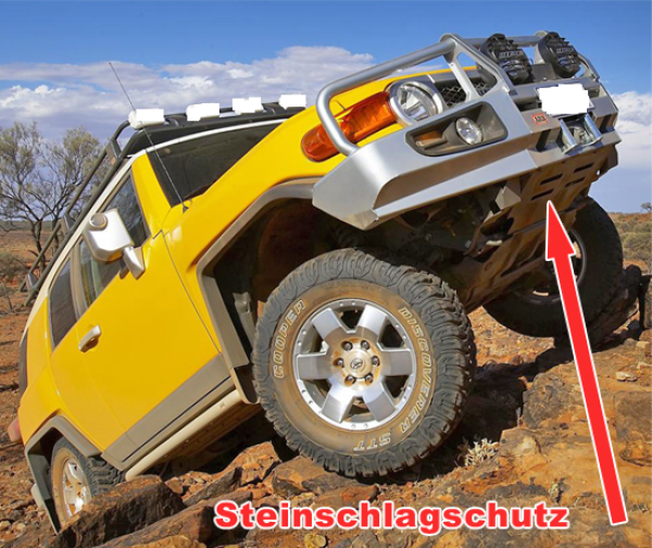 Steinschutzplatte Toyota FJ Cruiser zur ARB-Stoßstange 2-3420210