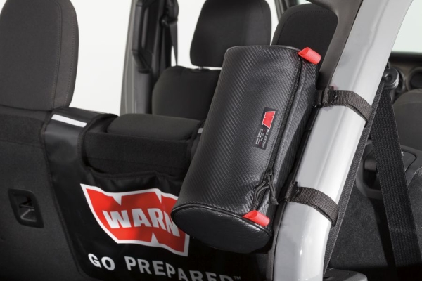 Tasche am Überrollbügel Groß Zylinder Form WARN EPIC Jeep Wrangler JL 19-