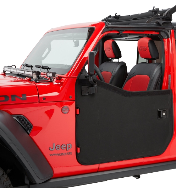 Teilbare Türe 2-Piece Full Fabric Doors front vorne 2-tlg. Jeep Wrangler JL 18- Gladiator JT 20- Bestop 51750-35