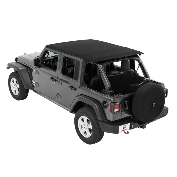 Trektop NX Black Twill Bestop Jeep Wrangler JL 4-Türer BJ. 19- Softop Bestop 56863-17