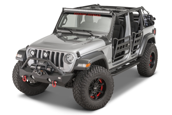 Tube Door Stahltüren Set vorne Jeep Wrangler JL 18- Gladiator JT 20- Fishbone Offroad FB24087 Front Tube Doors for 18- Jeep Wran