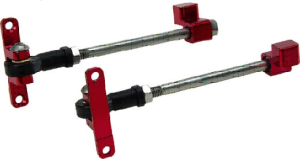 Türstopper Kit Alu Rot oder Silber Wrangler YJ + TJ 87-2006  Armadillo 44120 Billet Mechanical Door Stops