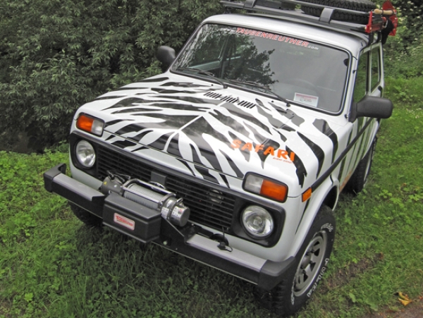 Windenanbausatz Lada Niva für WARN CE-M6000, 8000, 16-3400NW