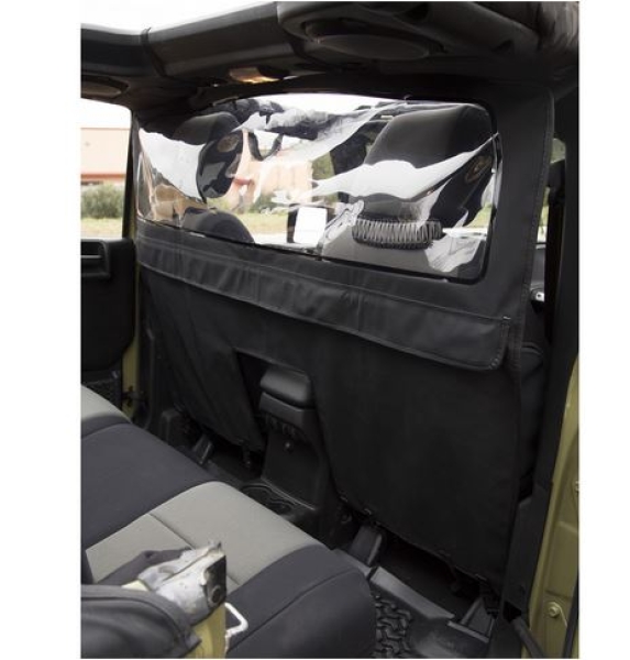 Windschhott Jeep Wrangler JK 07-18 4-Türer Rugged Ridge 13552.51 Windbreaker; 07-18 Jeep Wrangler JKU, 4 Door