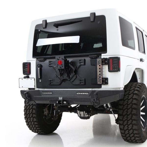 XRC HD Heckklappe mit Reserveradhalter Smittybilt Jeep Wrangler JK 07-18