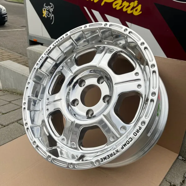 Alu Felge 8 x 16 ET-0 silber Jeep Wrangler JK 07-10 ProComp PXA1089-6873