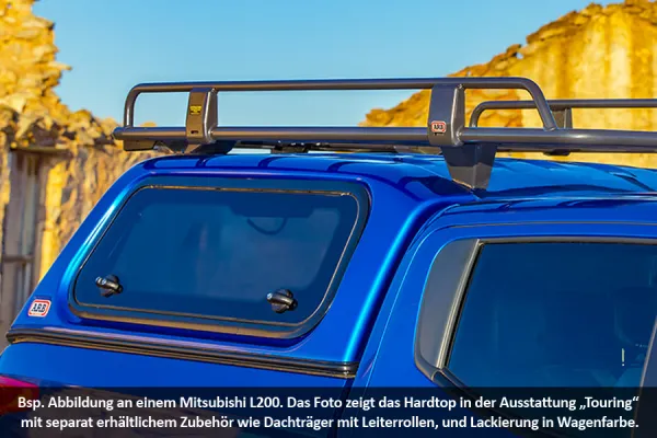 Basic Hardtop für Mitsubishi L200 ab '15 Doka flach seitl. geschlossen 6-CLS58BASIC