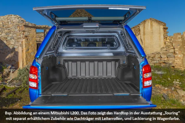 Basic Hardtop für Mitsubishi L200 ab '15 Doka flach seitl. geschlossen 6-CLS58BASIC