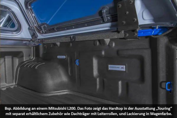 Basic Hardtop für Mitsubishi L200 ab '15 Doka flach seitl. geschlossen 6-CLS58BASIC