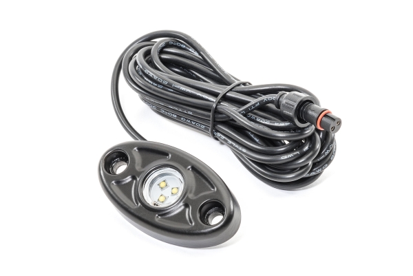 LED Beleuchtung im Kotflügel Set 4-teilig inkl. Kabel Rugged Ridge 11232.40 LED Rock Light Kit with Harness