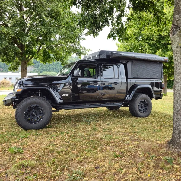 Jeep Gladiator, Overland , JKS , FOX , NSR Frontstoßstange , Alu Cab Dachzelt Roof Rack , Auflastung , 3.5T