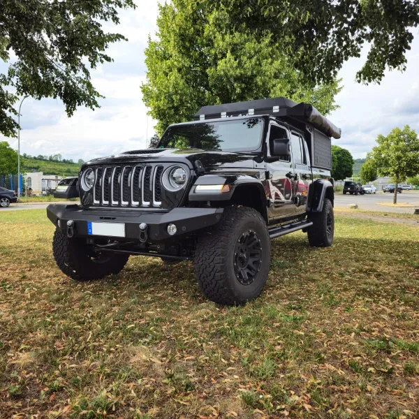 Jeep Gladiator, Overland , JKS , FOX , NSR Frontstoßstange , Alu Cab Dachzelt Roof Rack