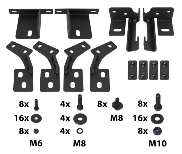 Flankenschutz Trittbrett Rock Rails Jeep Wrangler JL 2Türer 2019-